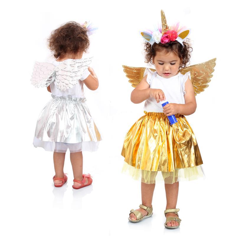 תחפושת חד קרן עם כנפיים וקשת-zrizi toys