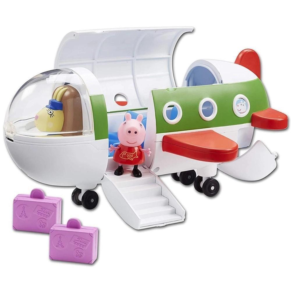 פפה פיג מטוס הסילון של פפה עם תא אחסון ומטען