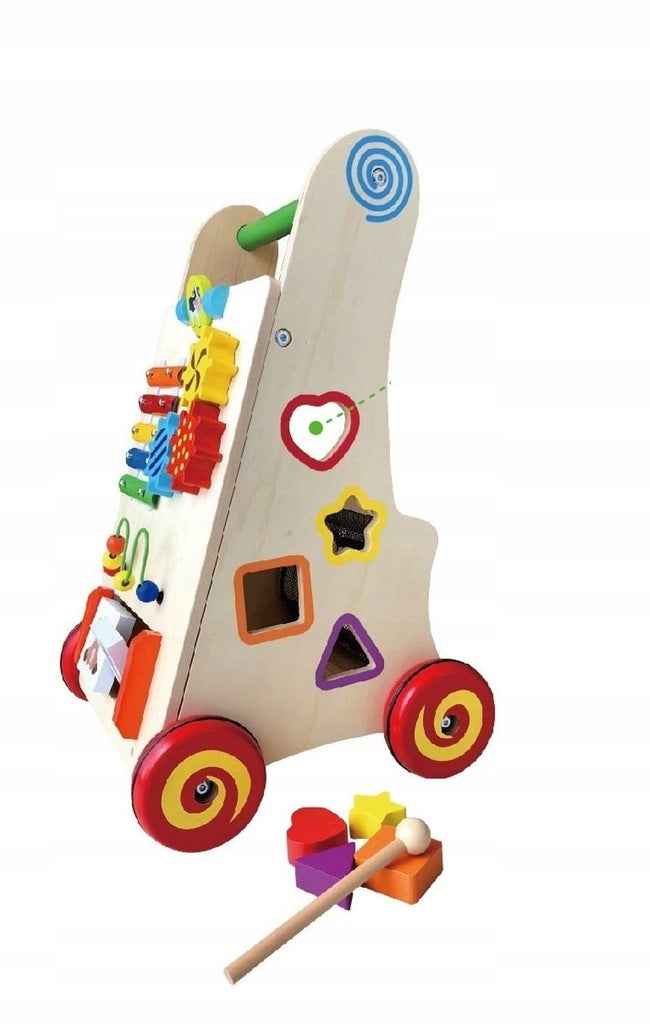 הליכון מעץ לפעוטות