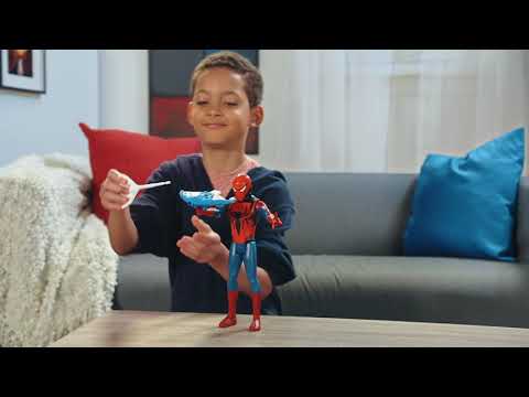 בובת ספיידרמן 30 ס"מ יורה חיצים