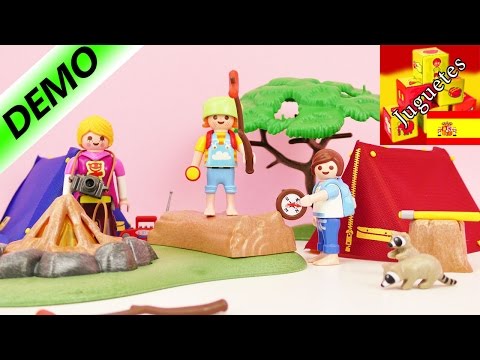 פליימוביל מדורה במחנה ביער 6888