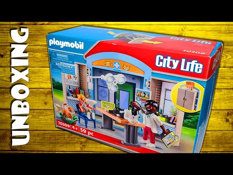 פליימוביל מרפאת חיות מארז נשיאה 70309