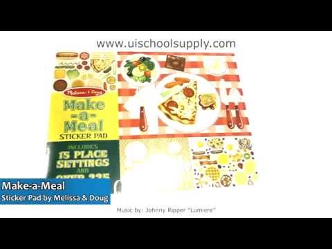 מליסה ודאג חוברת מדבקות ארוחה