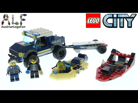 לגו סיטי מוביל סירות משטרתי 60272