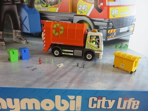 פליימוביל משאית מיחזור עם אורות 70200