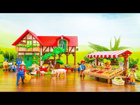 פליימוביל חוות סוסים וקרונוע 70325