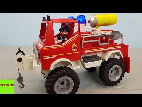 פליימוביל משאית כיבוי עם אורות וצלילים 9466