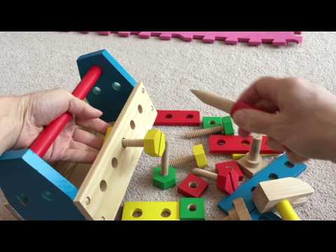 מליסה ודאג ארגז כלי עבודה מעץ