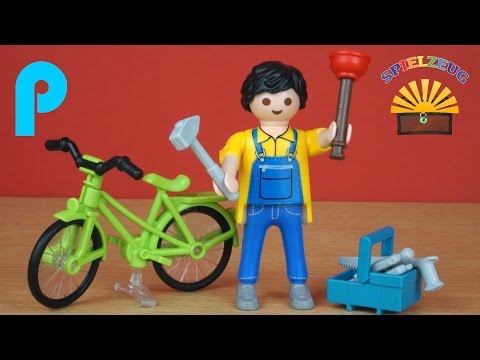 פליימוביל שיפוצניק עם אופניים 4791