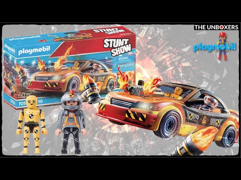 פליימוביל מכונית מירוץ פעלולים 70551