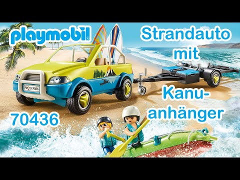 פליימוביל רכב חוף עם קאנו דגם 70436