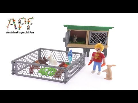 פליימוביל מכלאה לארנבונים עם כלוב 6140