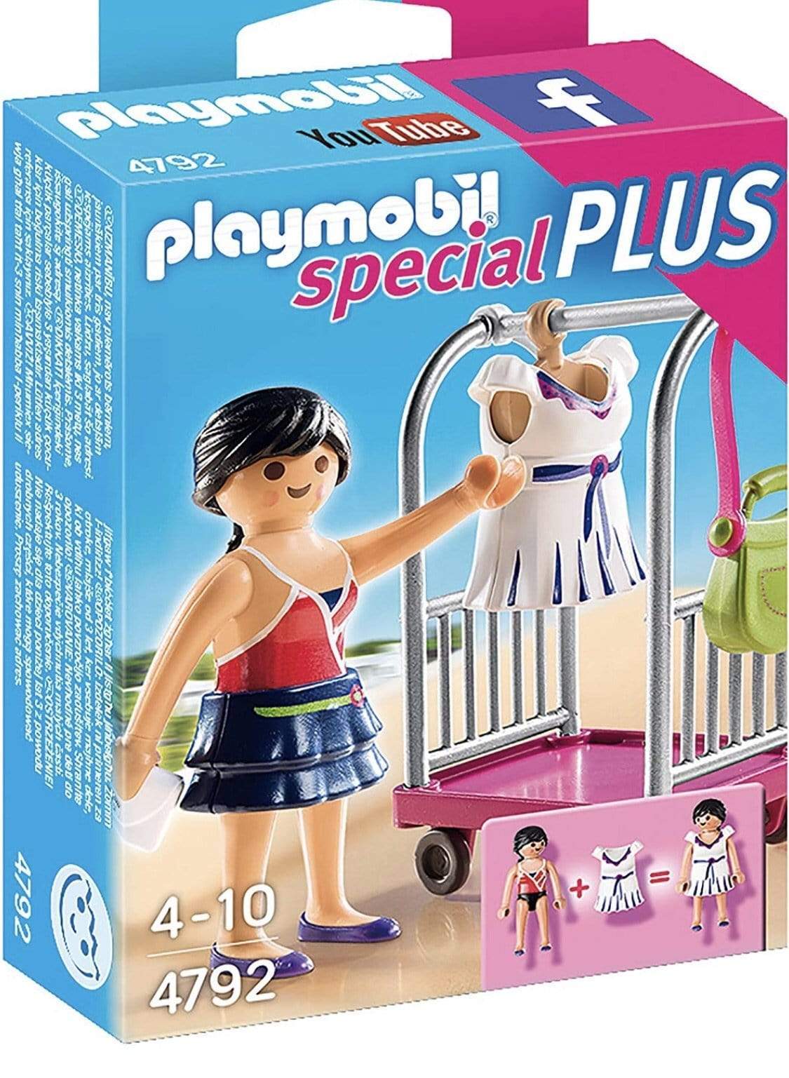 פליימוביל דוגמנית ומלתחת בגדים 4792-zrizi toys