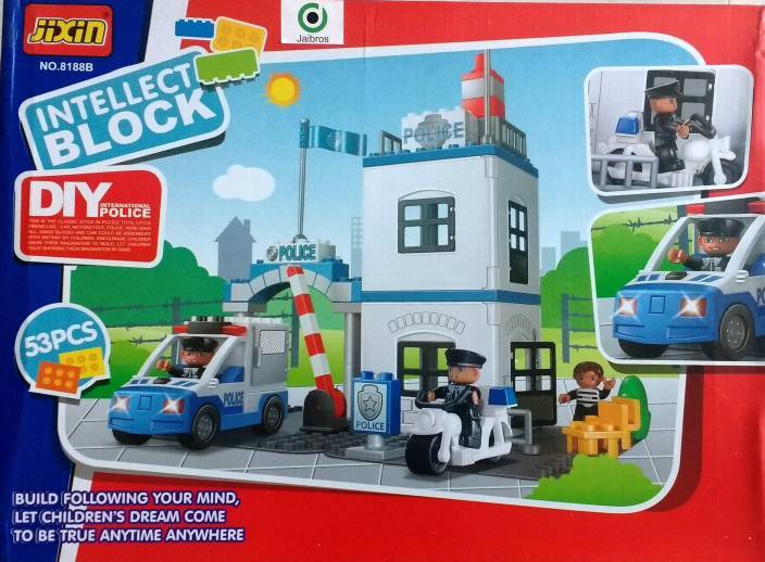 לגו בגודל דפולו תחנת משטרה-zrizi toys