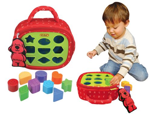 מזוודת הכנסת צורות לפעוטות