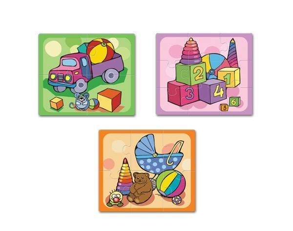 3 פאזלים מגנטיים לפעוטות צעצועים-zrizi toys