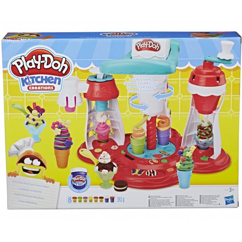בצק לילדים PLAY DOH גלידה אמריקאית-zrizi toys