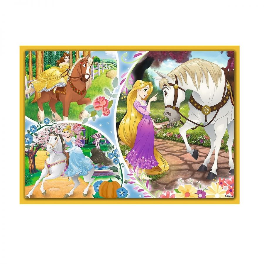 פאזל נסיכות סט 4 פאזלים