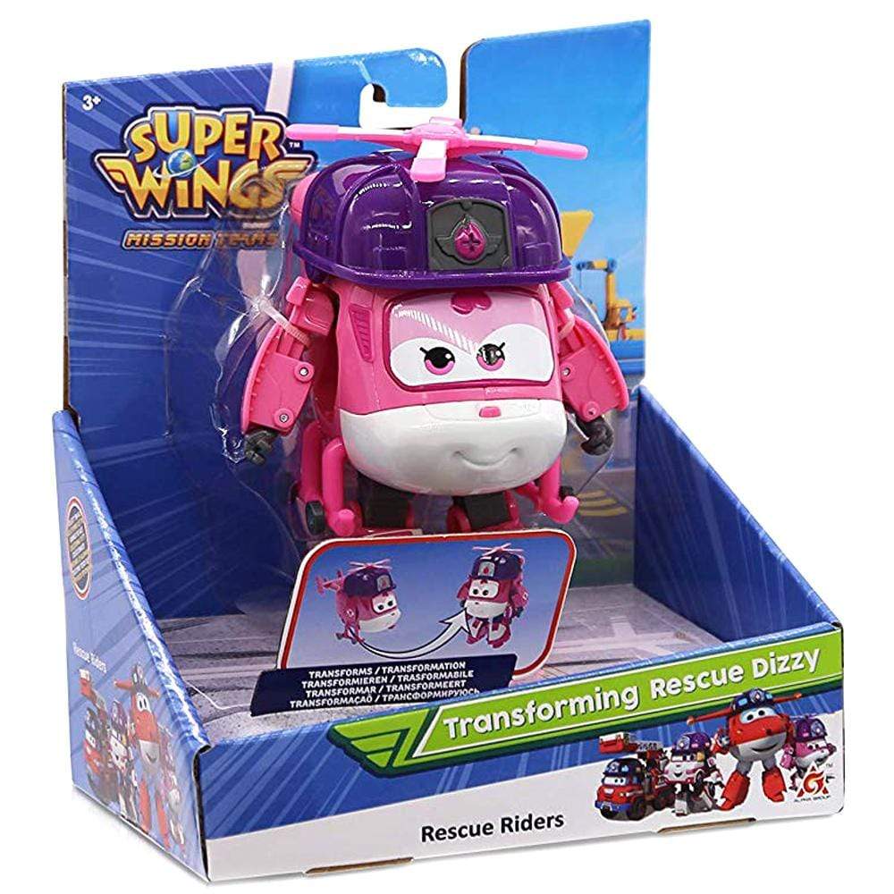 Rescue Dizzy מטוס על רובוטריק גדול - zrizi toys