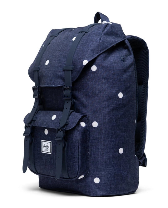 תיק גב Herschel דגם Little America Mid - כחול פולקה