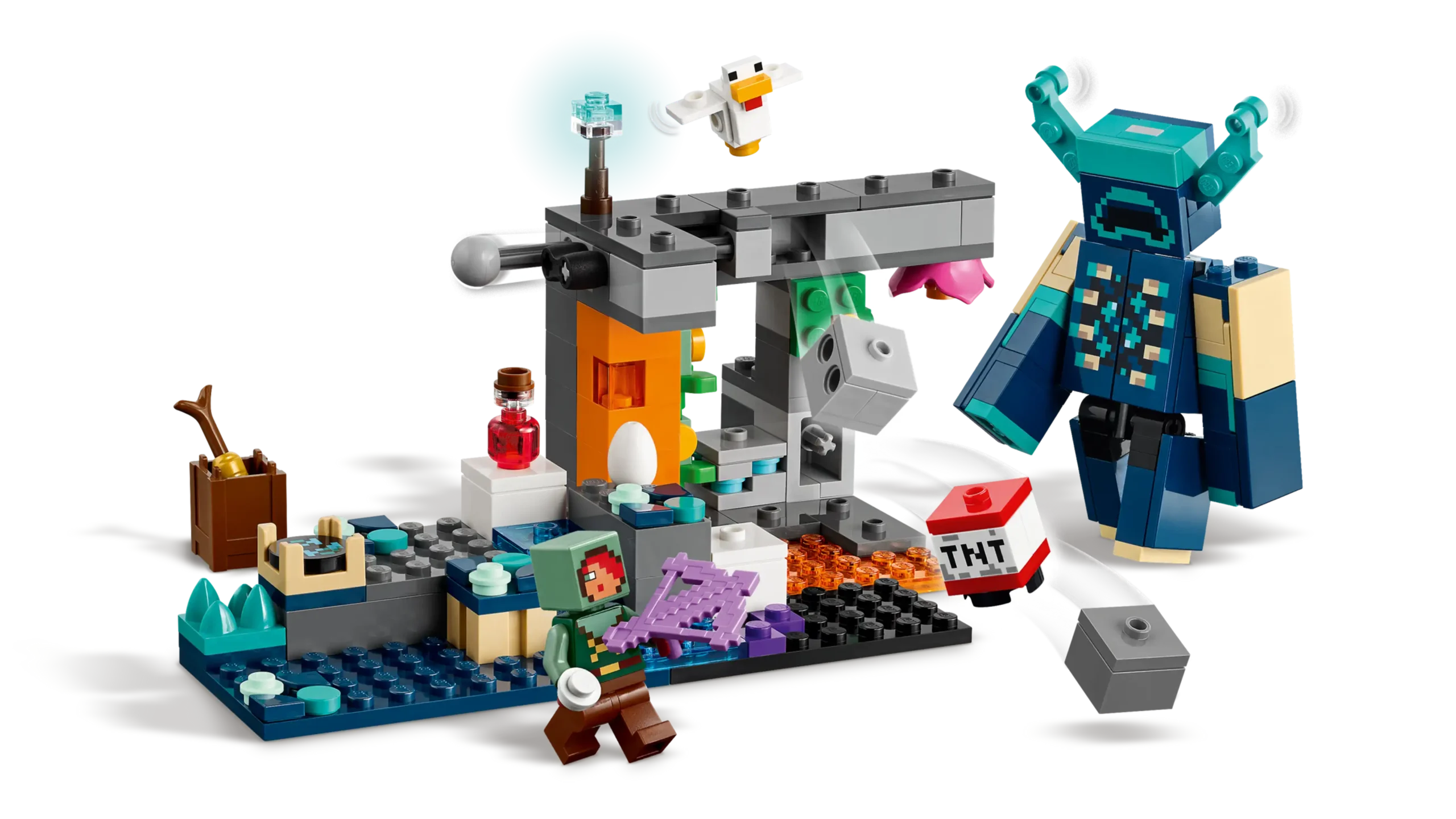 לגו Minecraft – היתקלות עם ווארדן (21274)