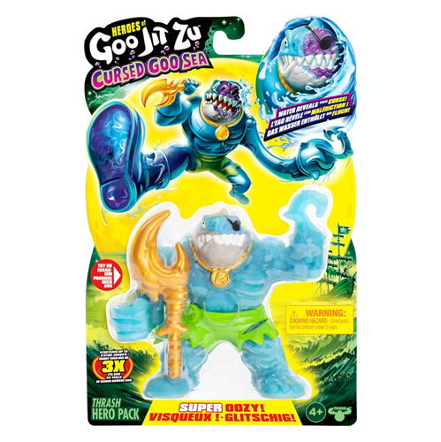 גו ג'יט זו - דמות נמתחת הים המקולל - סטרץ' Cursed Goo Sea טראש - Goo Jit Zu