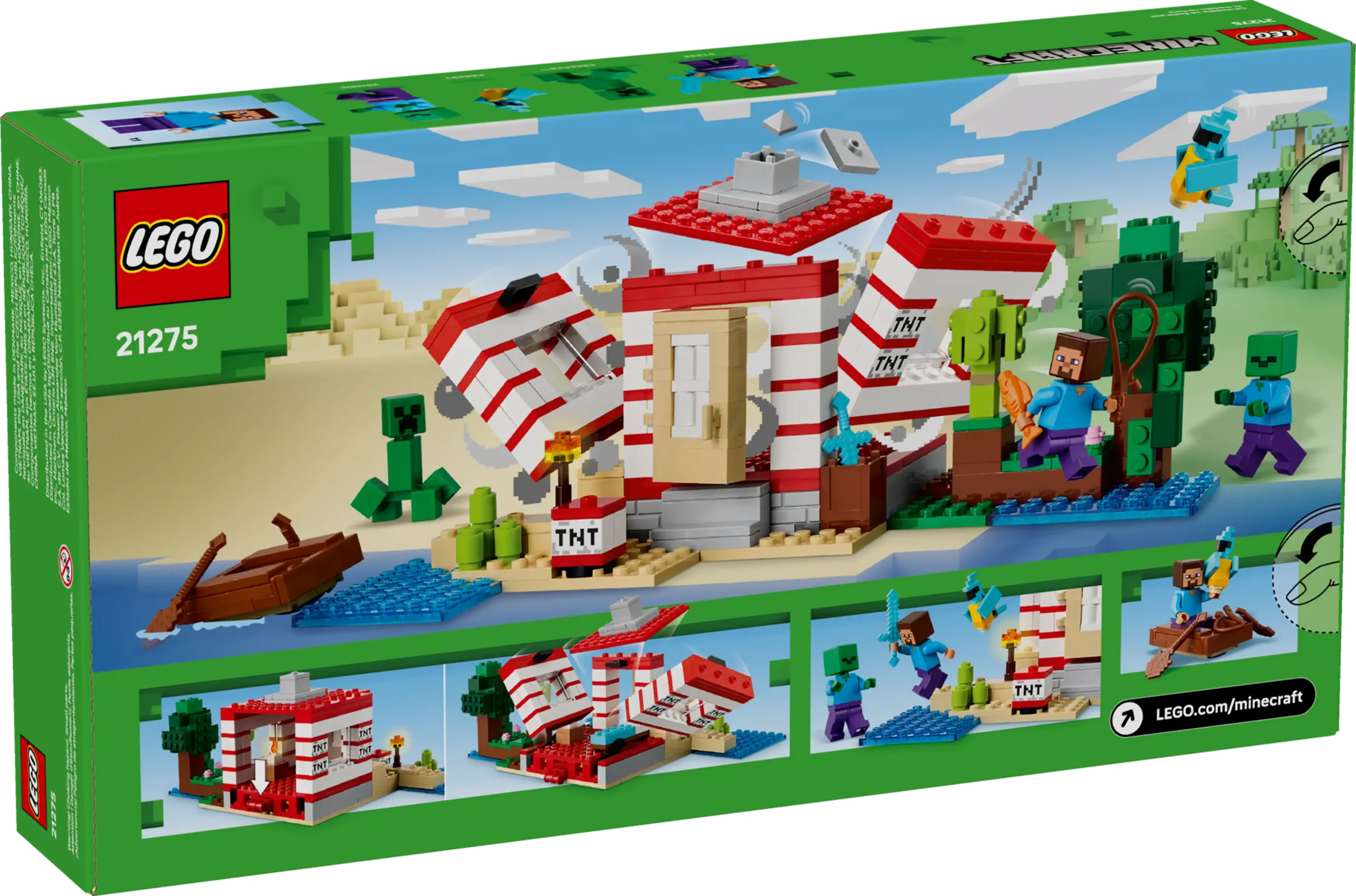 לגו Minecraft – בית הג’ונגל טי-אן-טי (21275)