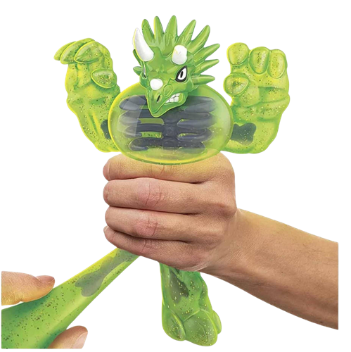 גו ג'יט זו - בובה נמתחת - סטרץ' Dino X-RAY טריטופס - Goo Jit Zu