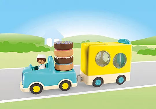 פליימוביל משאית דונטס סופרים ונהנים לגיל הרך ג'וניור 71702