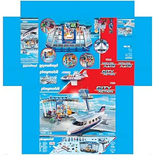 פליימוביל שדה תעופה מגדל פיקוח ומטוס 71153