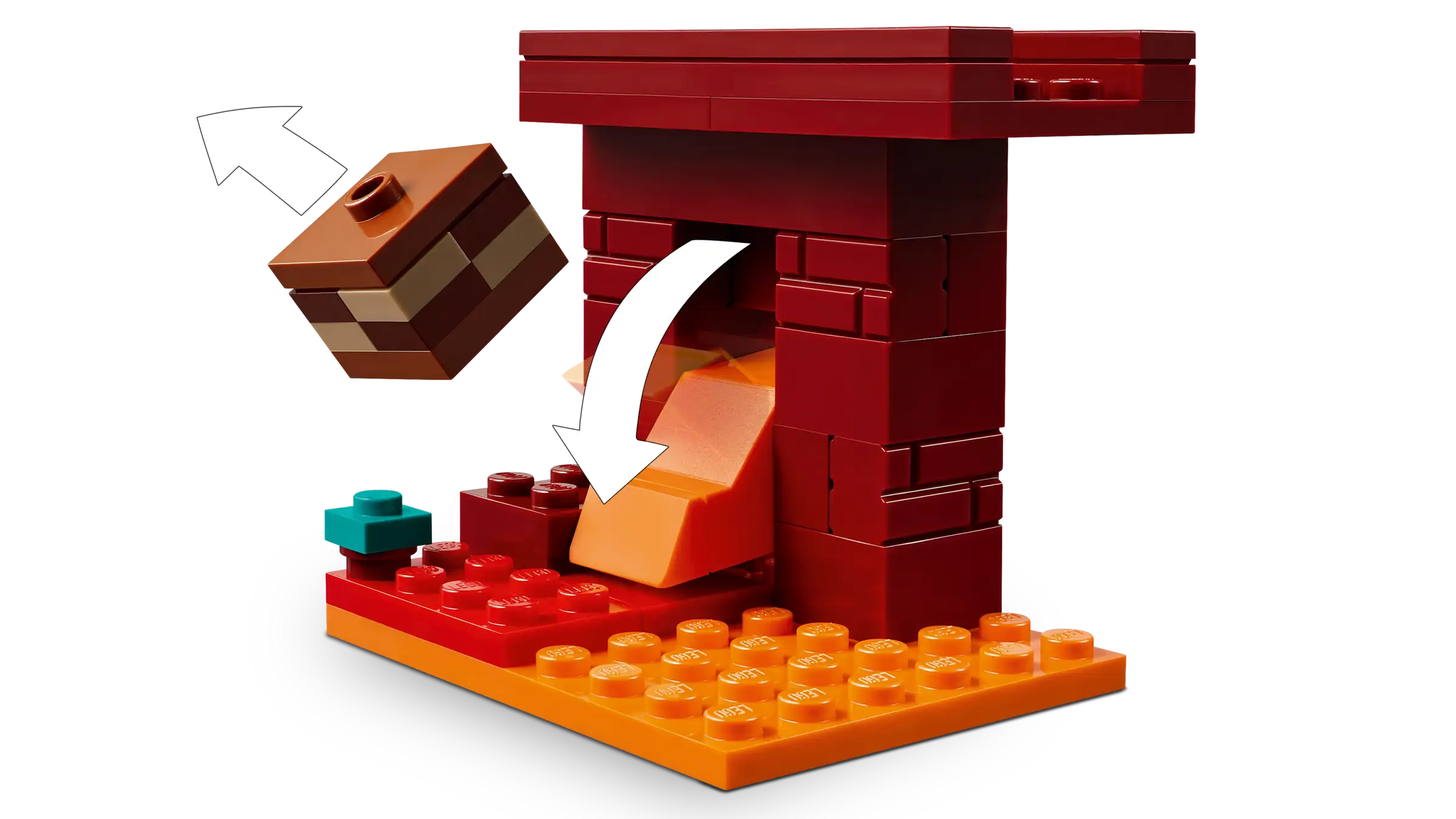 לגו Minecraft – קרב בנת’ר הלבה (21266)