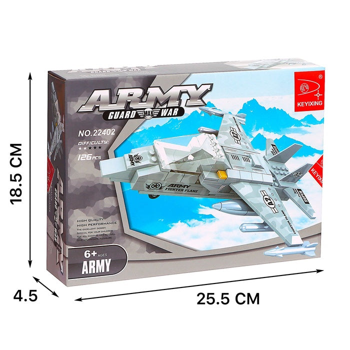 דמוי לגו מטוס קרב טילים