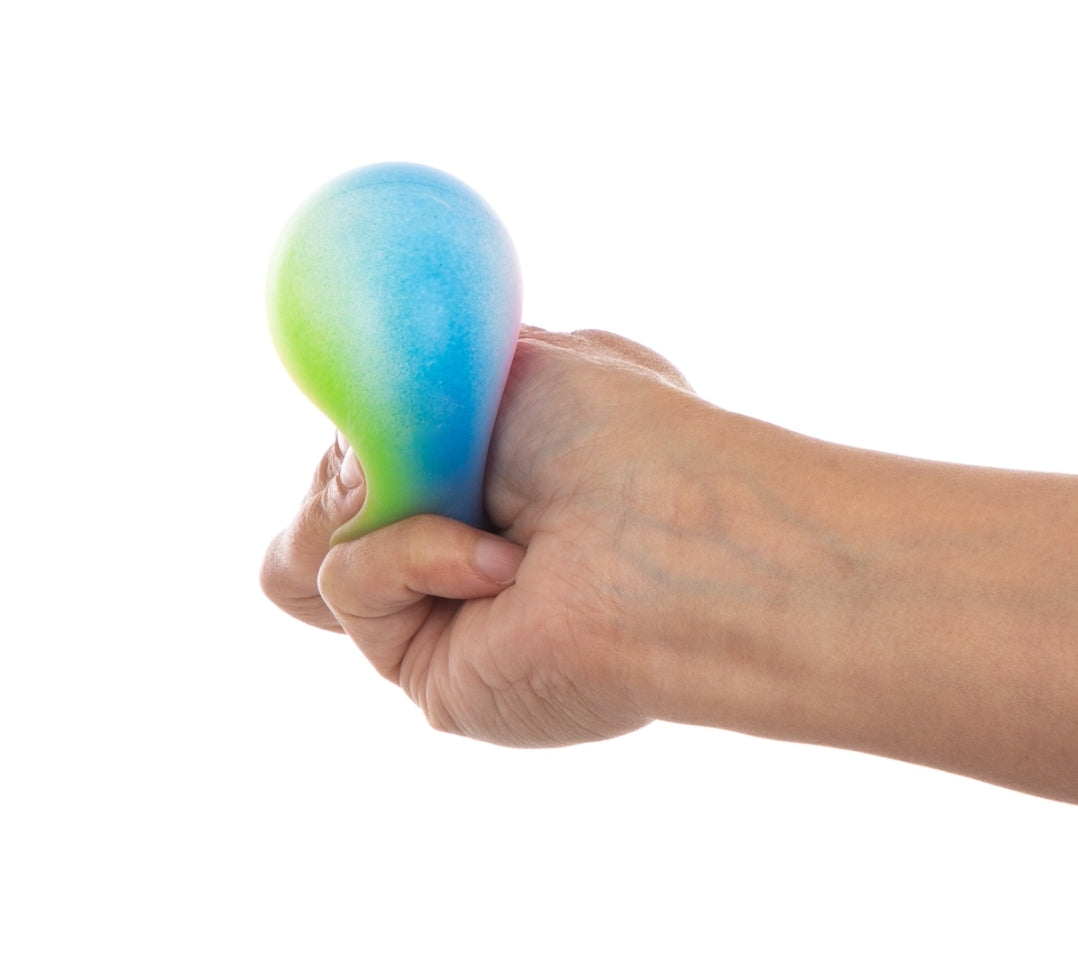 כדור גלי לחיץ צבעוני 6 ס"מ