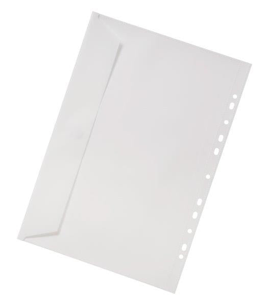 תיק צמדן 11 חורים שקוף