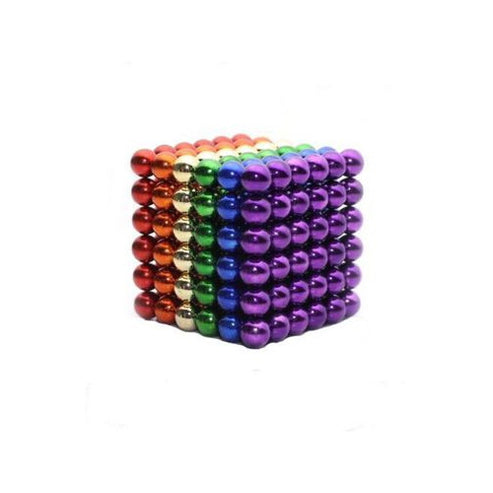 כדורים מגנטיים קטנים צבעוניים 216 יחידות