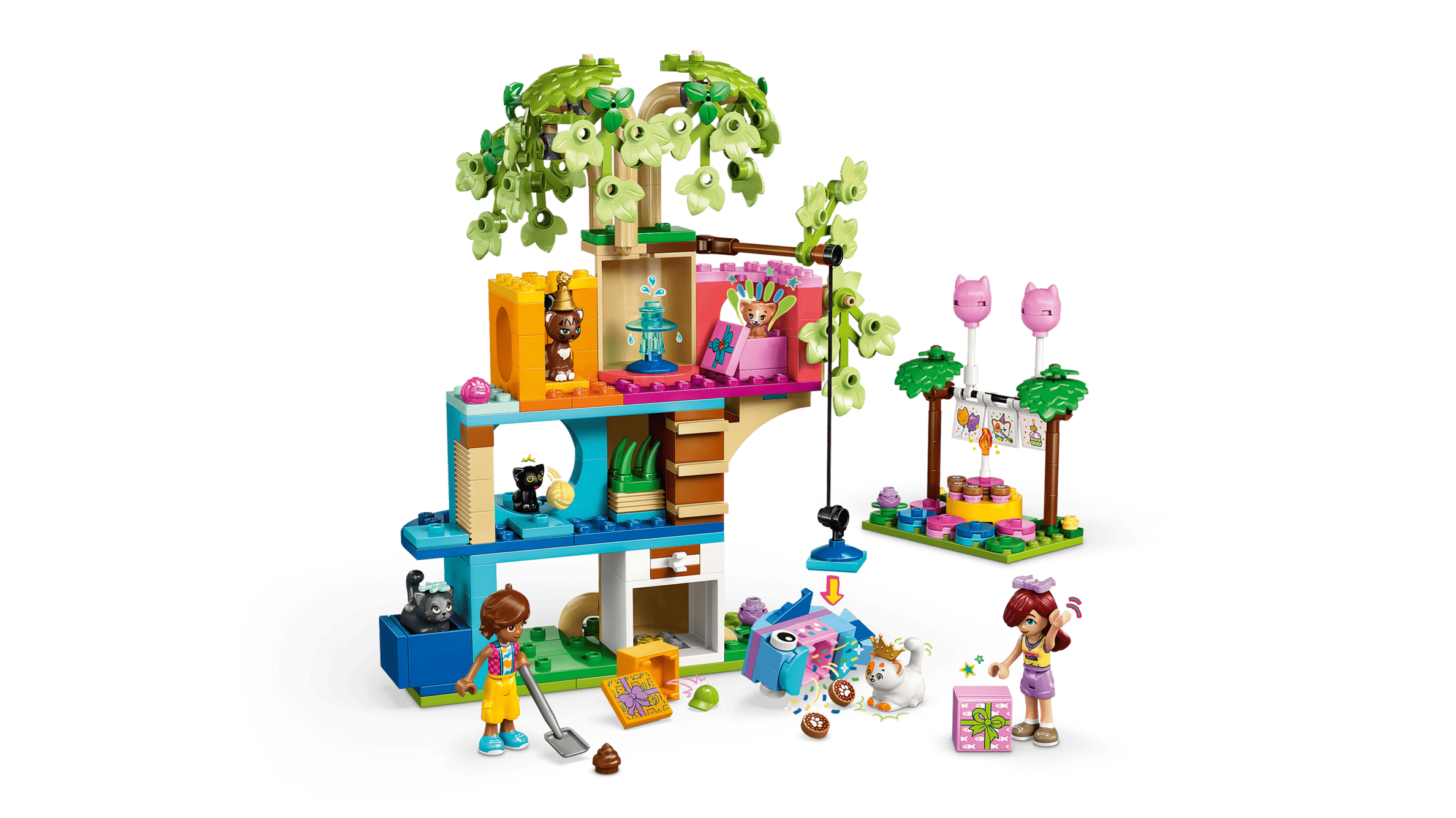 לגו 42666 פרנדס מסיבת יום הולדת בבית עץ