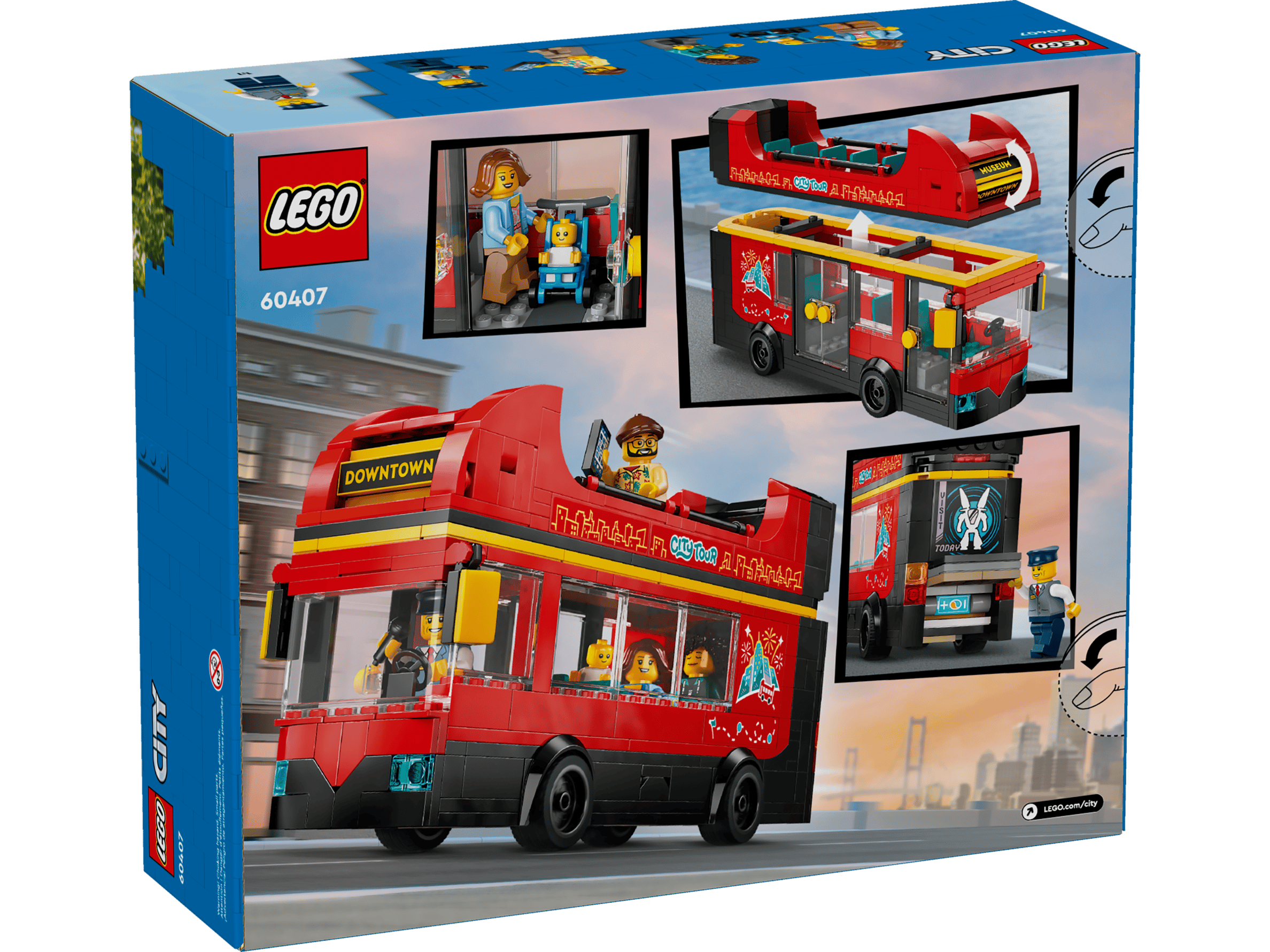 לגו סיטי 60407 אוטובוס קומותיים