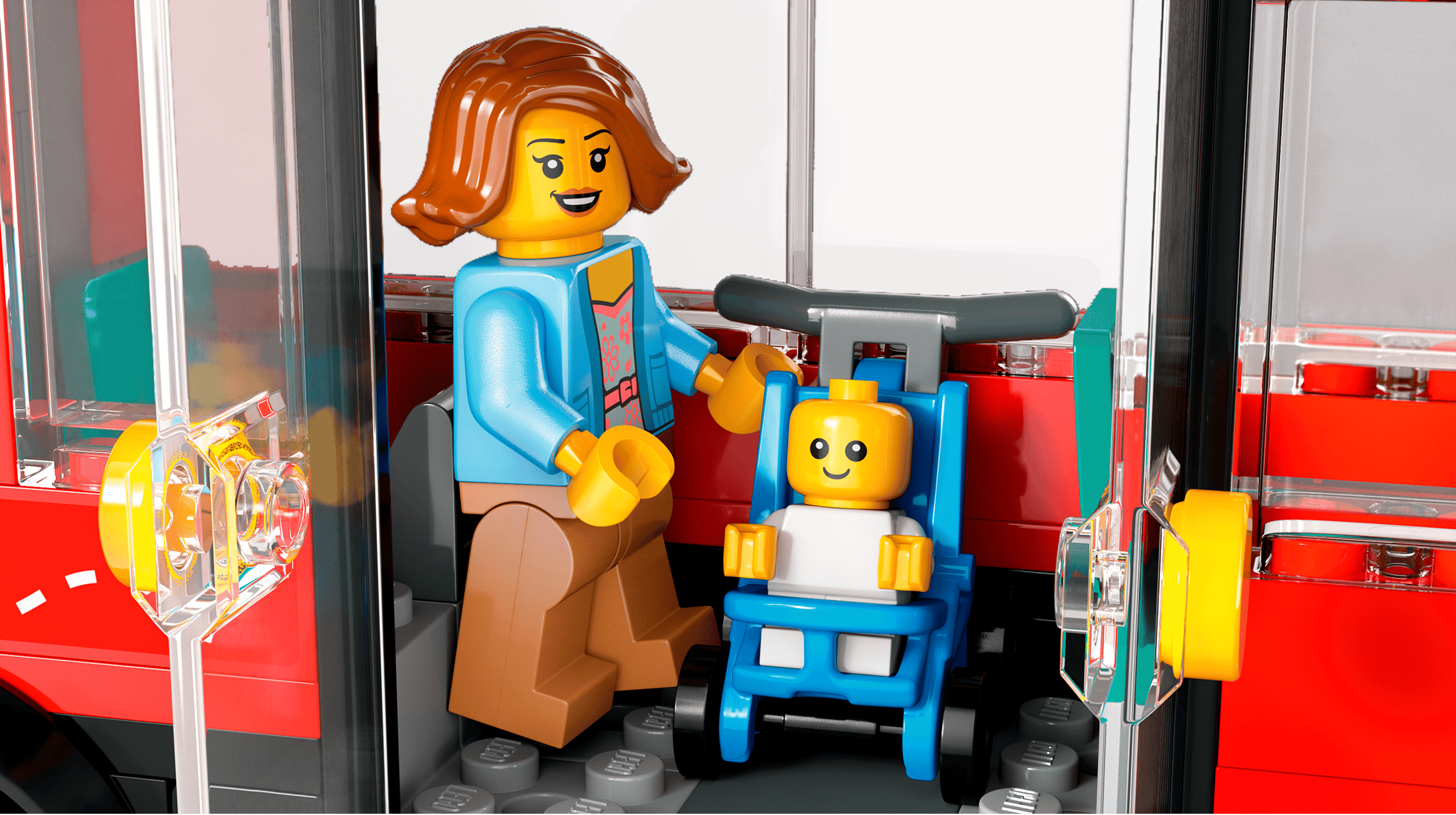 לגו סיטי 60407 אוטובוס קומותיים