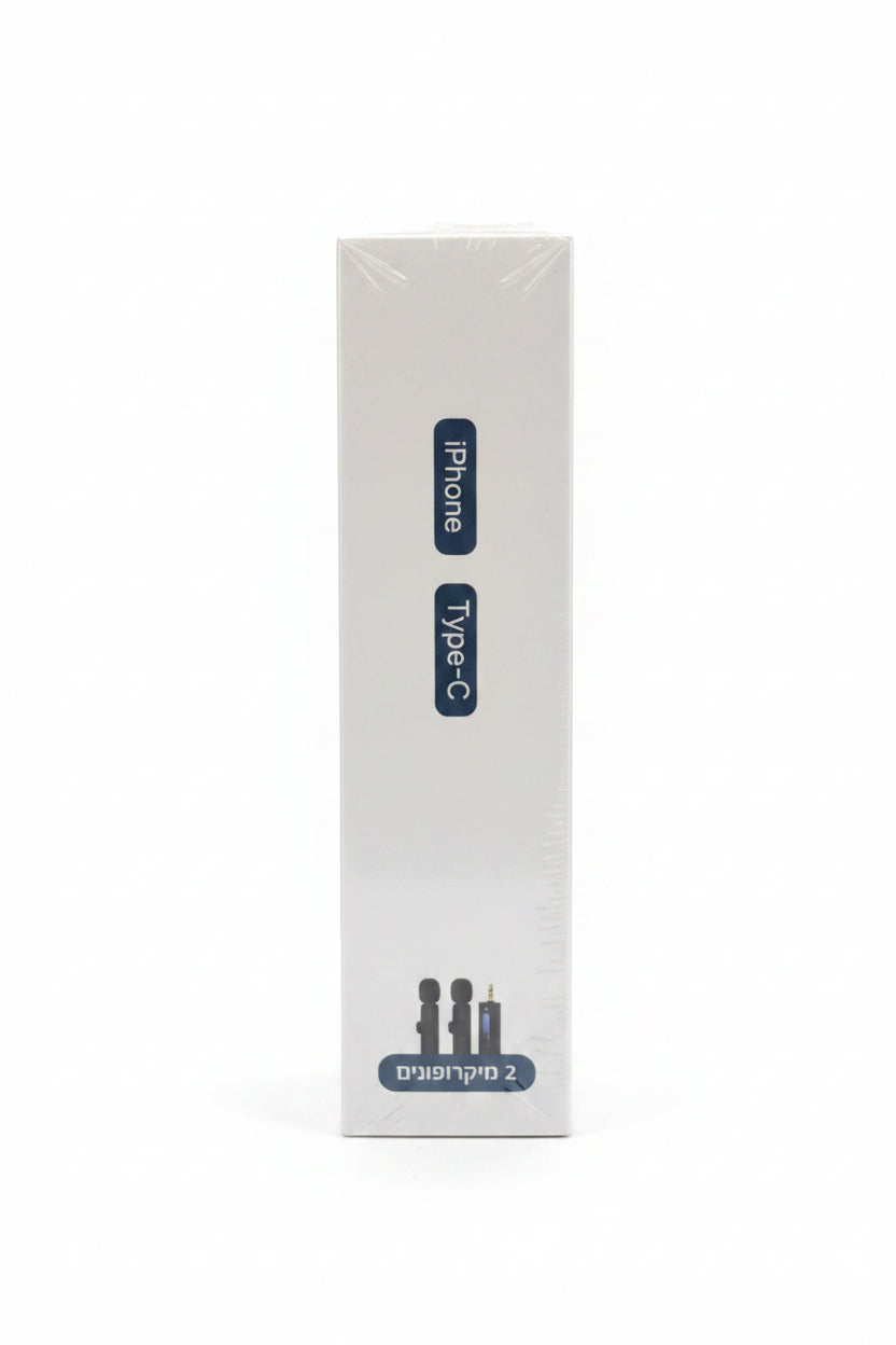 מיקרופון דש אלחוטי כפול KADI ELECTRIC – ליוצרי תוכן, מצלמות וסמארטפונים