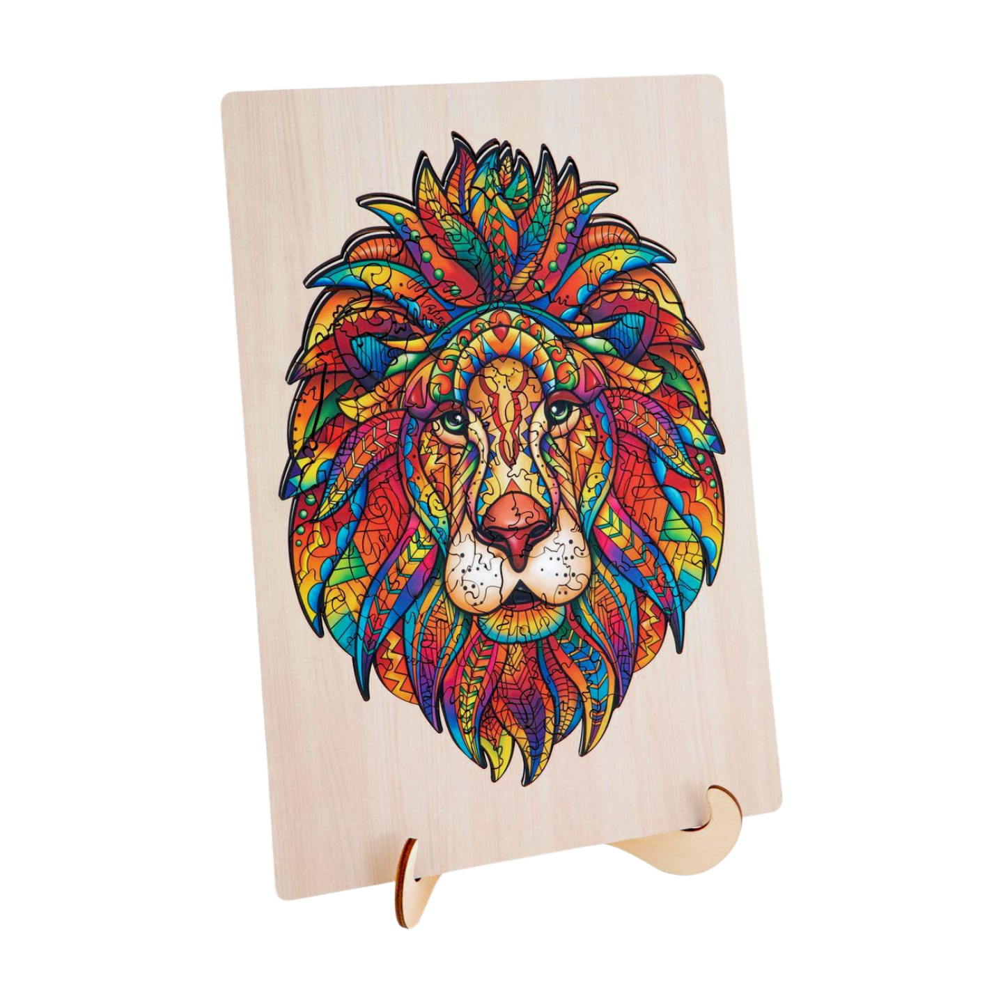 פאזל עץ עם מעמד צורות מיוחדות