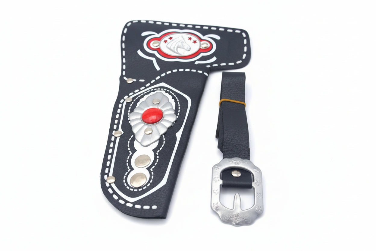 נרתיק לאקדח וחגורה לתחפושת קאובוי