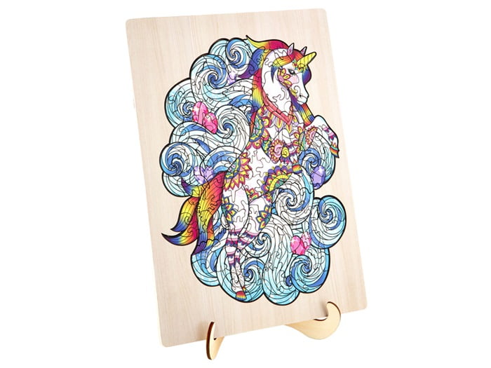 פאזל עץ עם מעמד צורות מיוחדות