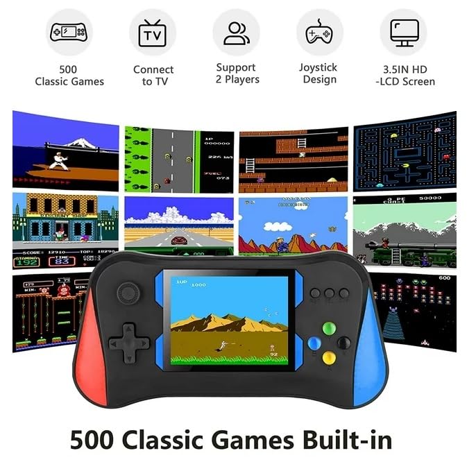 גיימבוי לילדים 500 משחקים עם שלט נוסף