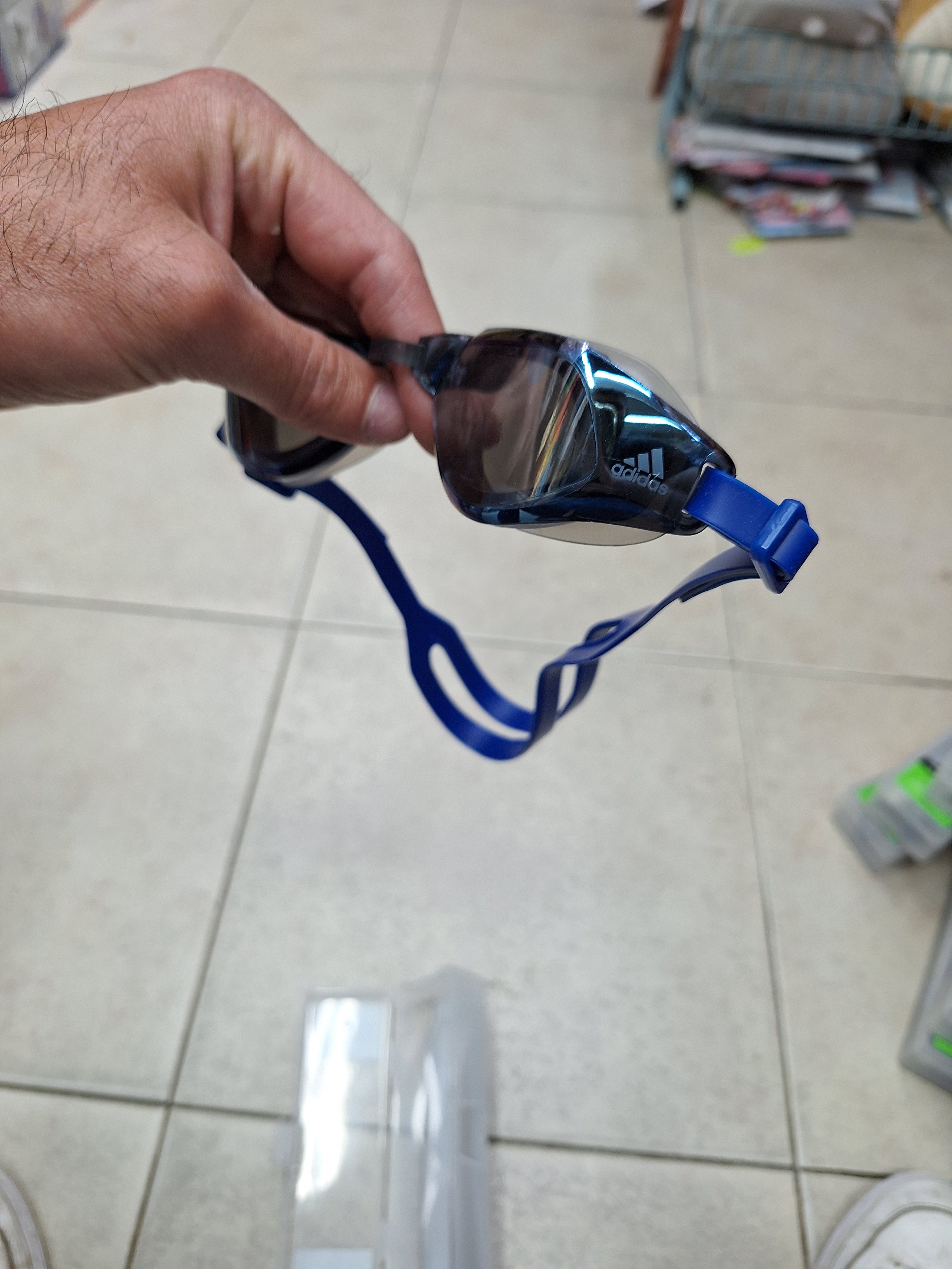 משקפי שחייה אדידס מקצועיים 12+ מבוגרים adidas דגם Persistar Fit