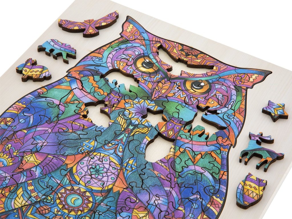 פאזל עץ עם מעמד צורות מיוחדות