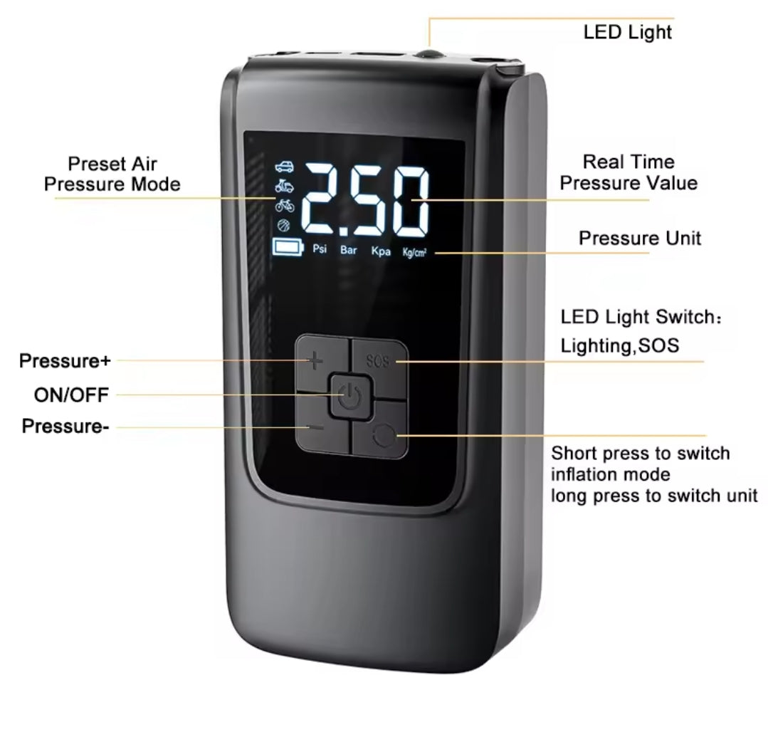 משאבה חשמלית ניידת נטענת