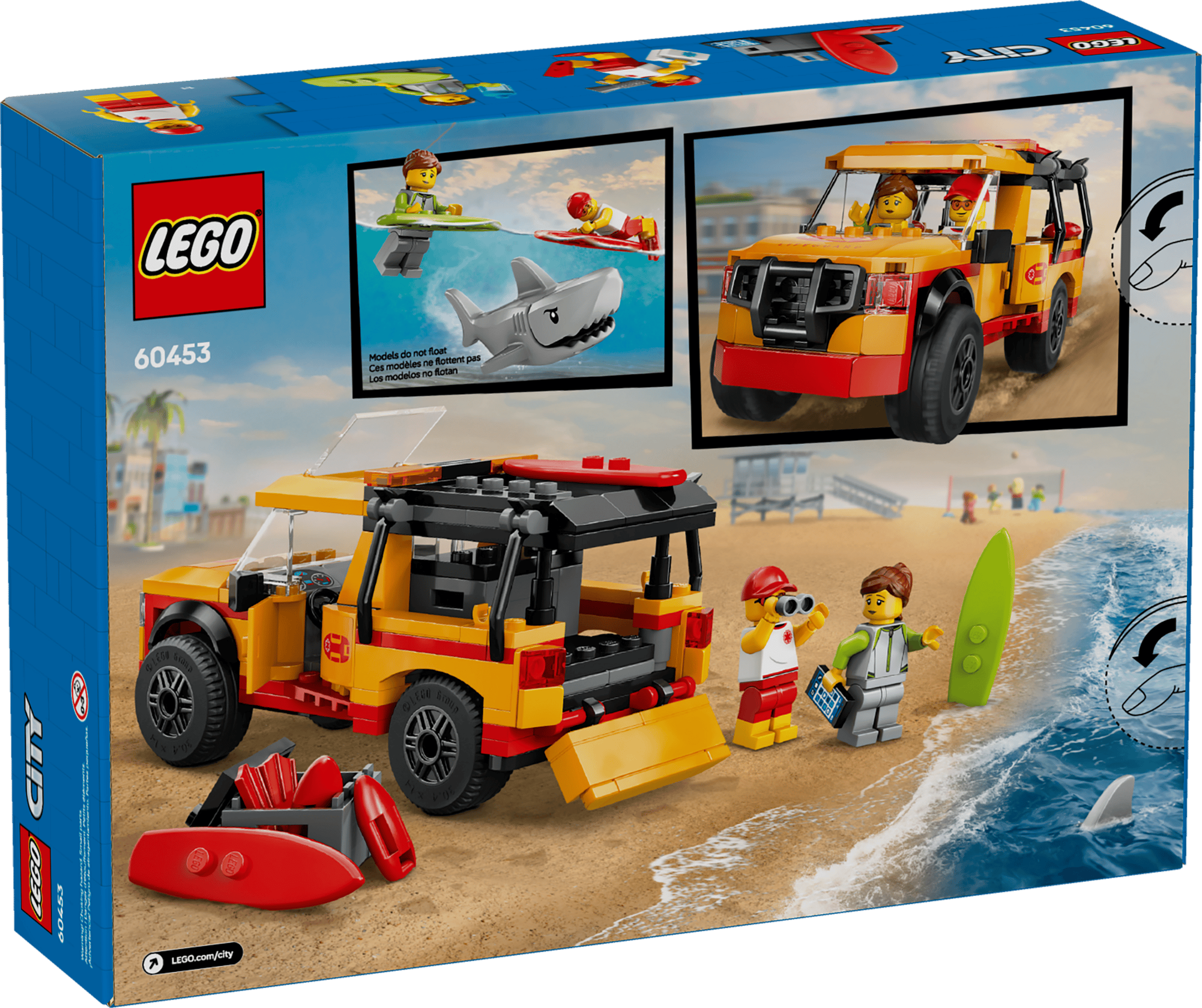 לגו סיטי 60453 רכב הצלה חופי