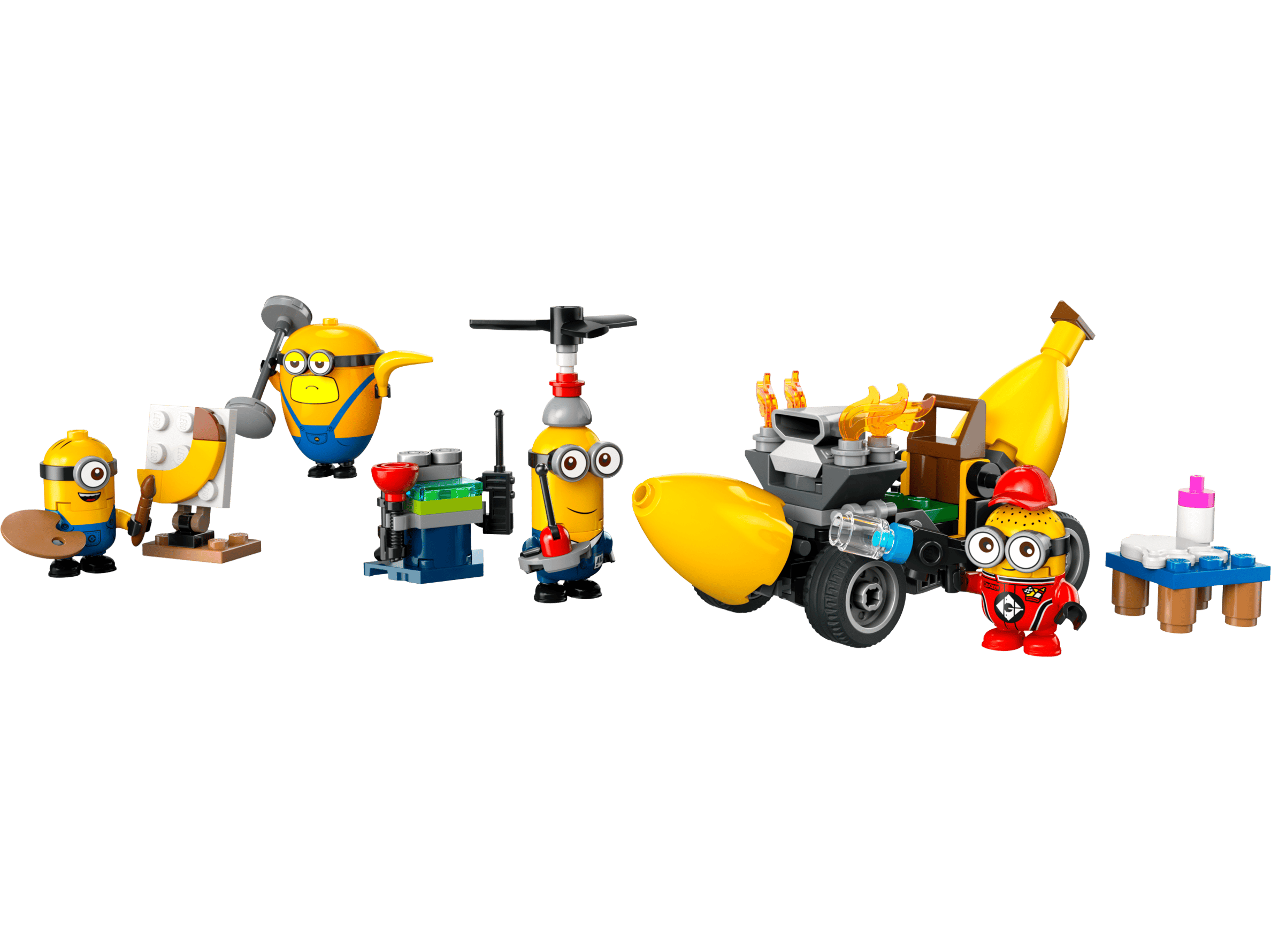 לגו 75580 המיניונים ומכונית בננה