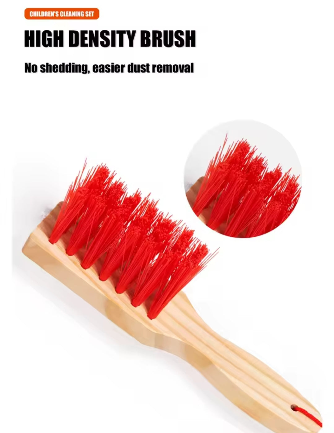 ערכת כלי ניקוי מעץ לילדים