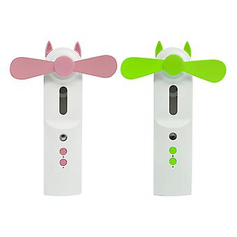 מאוורר חשמלי נטען +מכשיר אדים